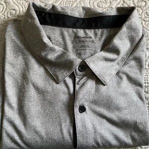 Tall Men's Reebok 2XL Golf Shirt - grey